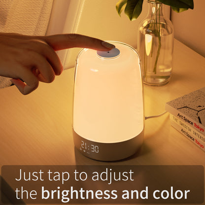 🌅 Hansang Sunrise Wake-Up Lamp – Wake Up Naturally, Sleep Peacefully! 🌙✨