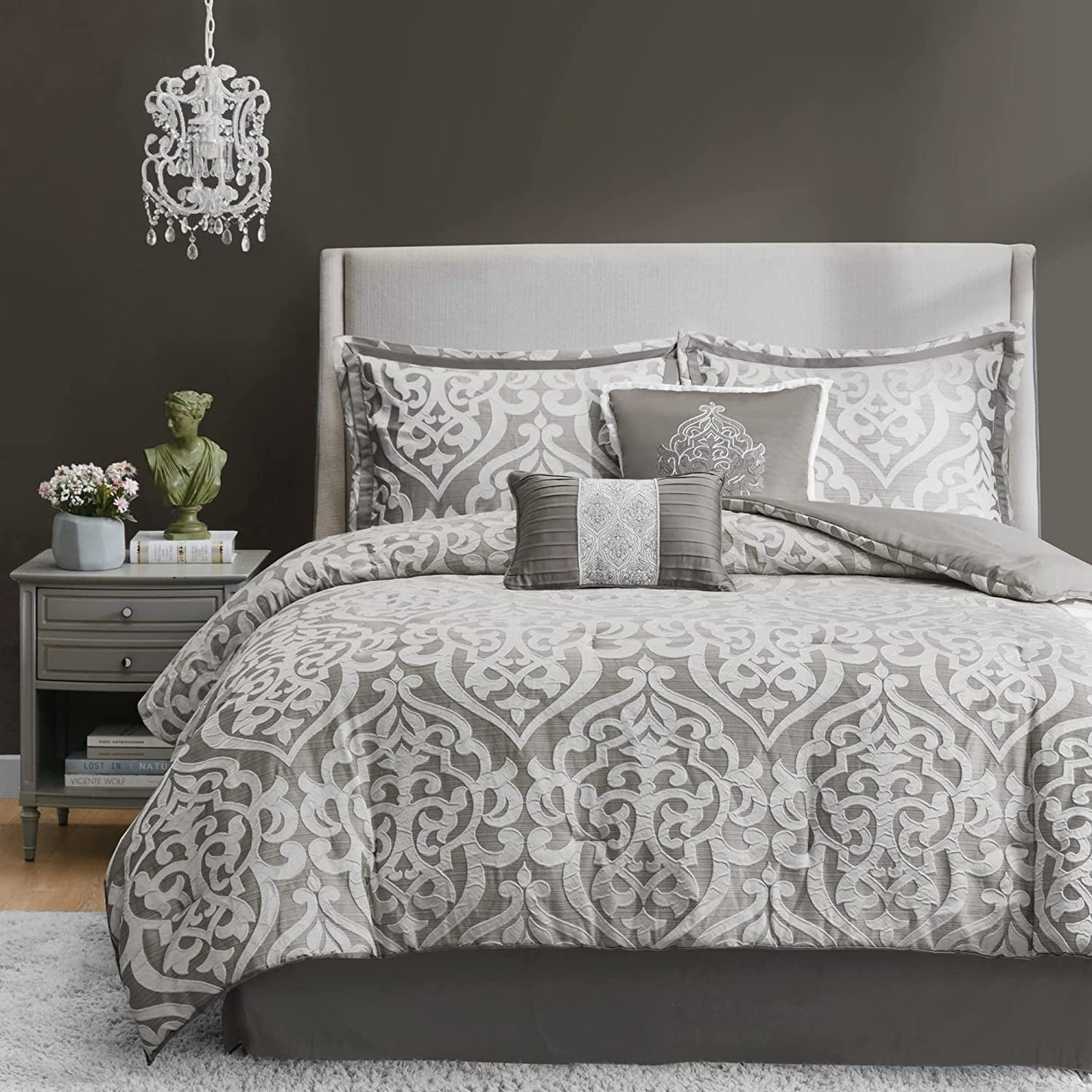 Madison Park Tesla 6-Piece Jacquard Comforter Set – Elegance & Comfort Combined!