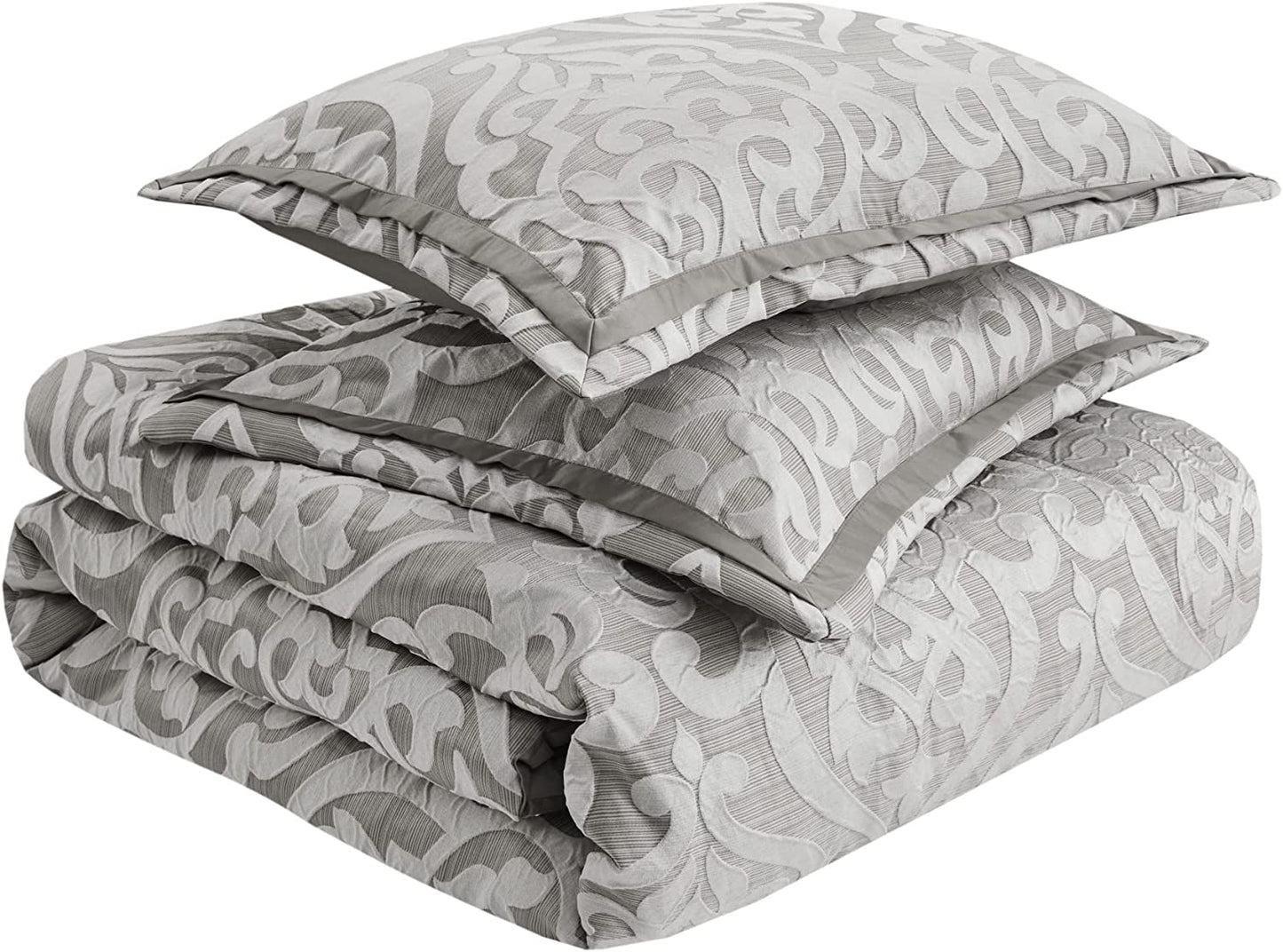 🛏️ Madison Park Tesla 6-Piece Jacquard Comforter Set – Elegance & Comfort Combined! ✨